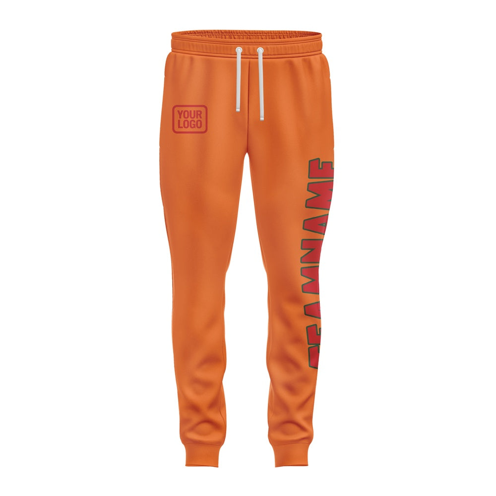 Custom Orange Red Pants