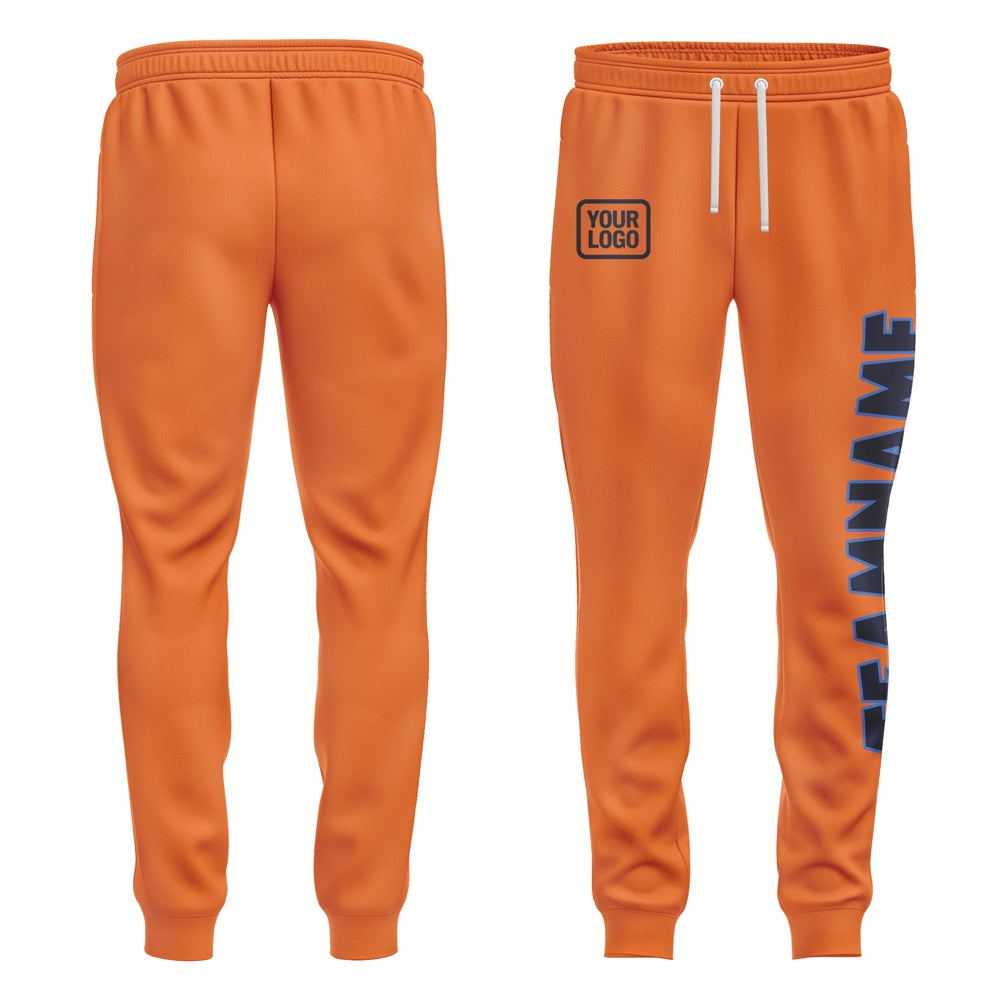 Custom Orange Navy Pants