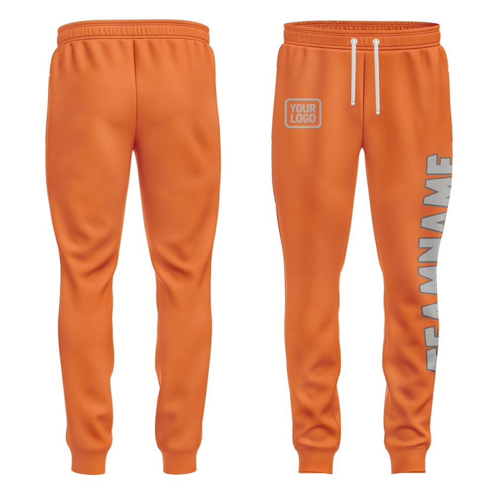 Custom Orange Gray Pants