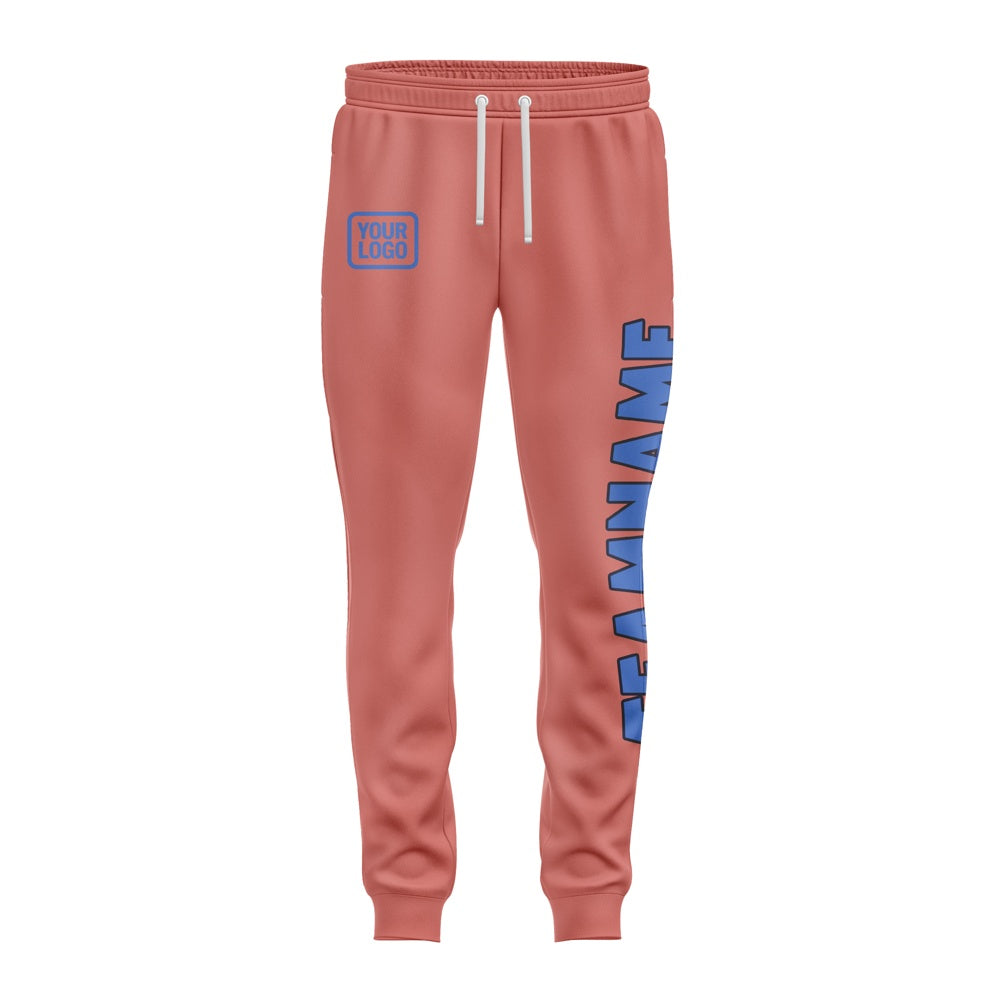 Custom Copper Rose Sky Blue Pants