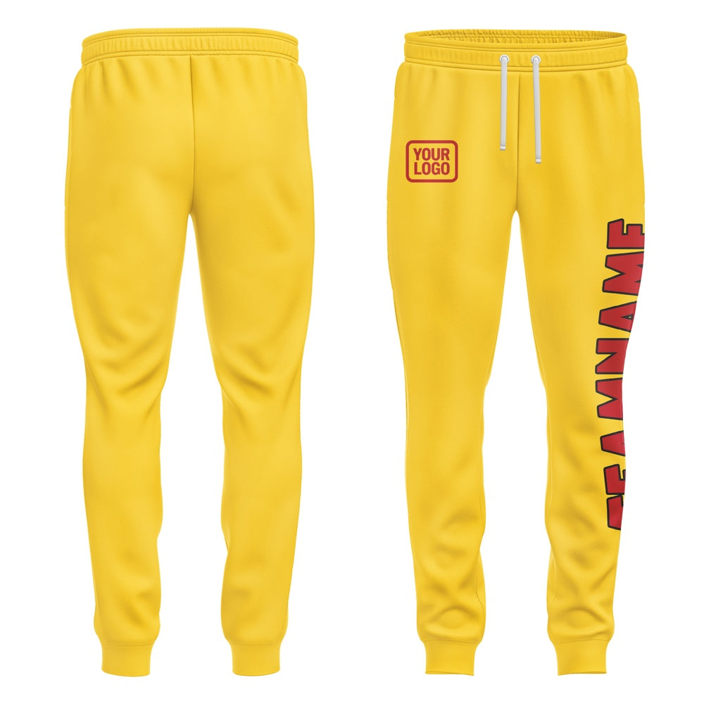 Custom Gold Red Pants