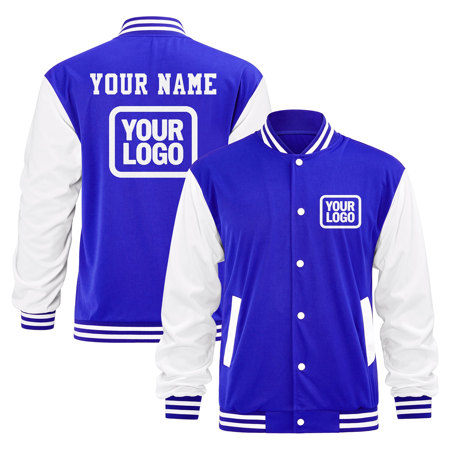 Custom Varsity Letterman Jacket — Add Name/Logo