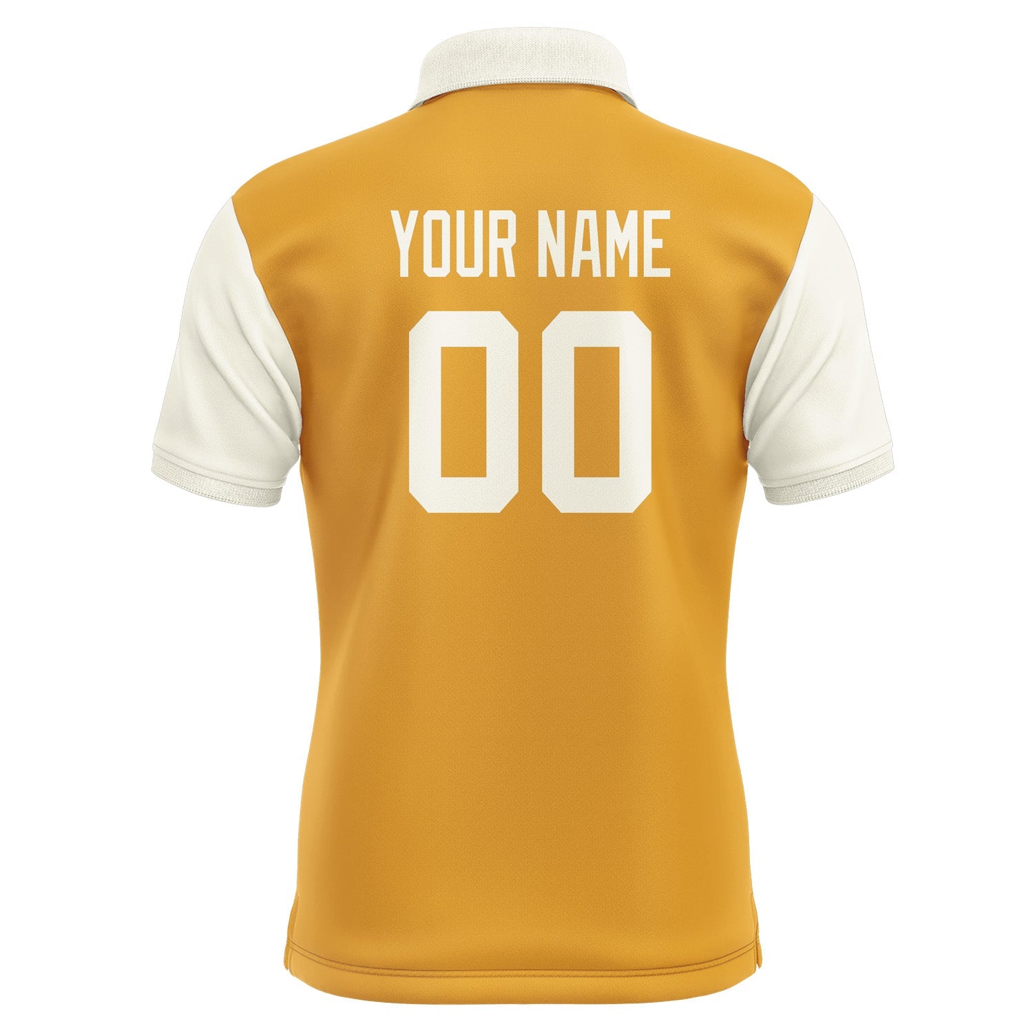 Custom Yellow Cream Short-Sleeve Polo Shirt PO190303B103