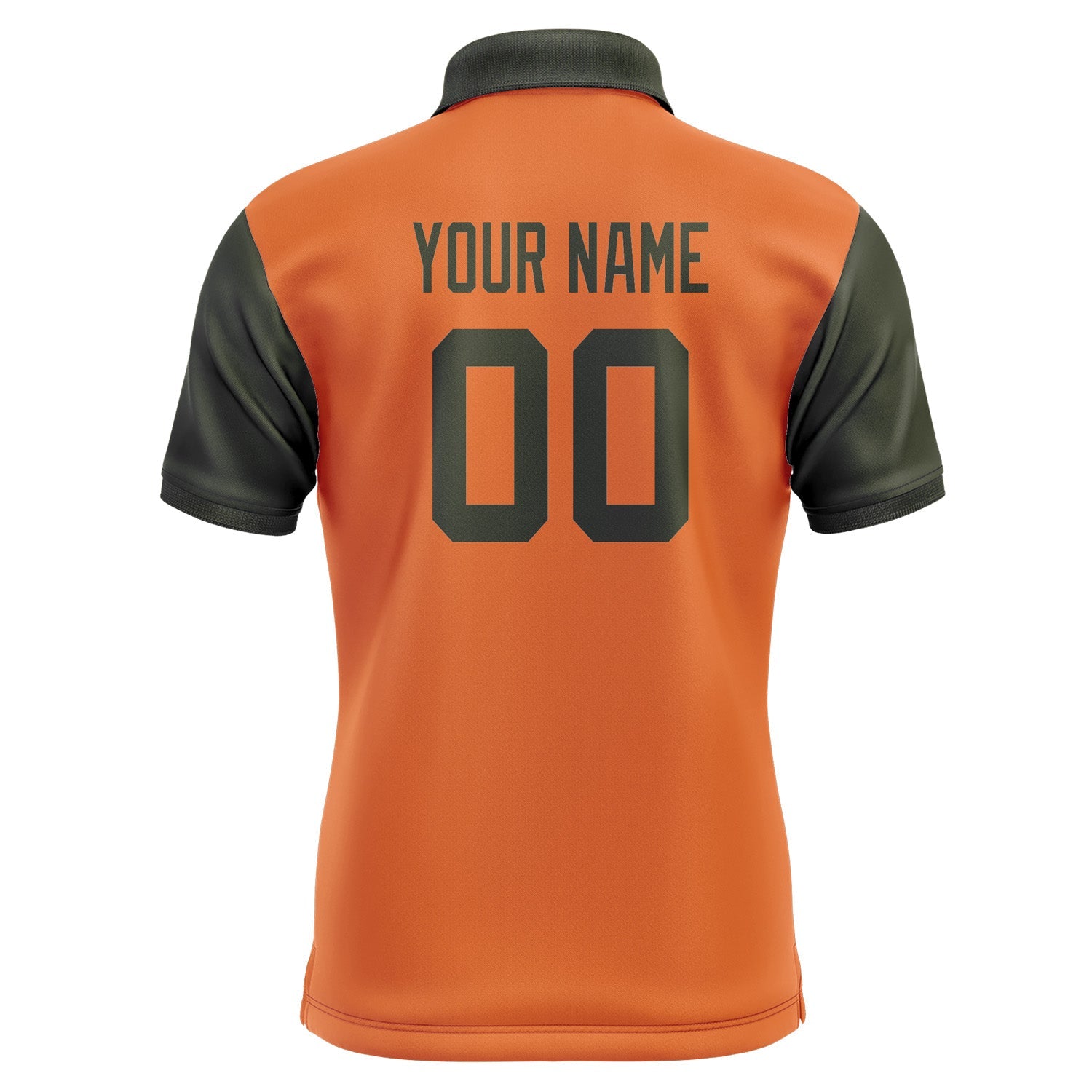 Custom Orange Olive Short-Sleeve Polo Shirt PO280202B102