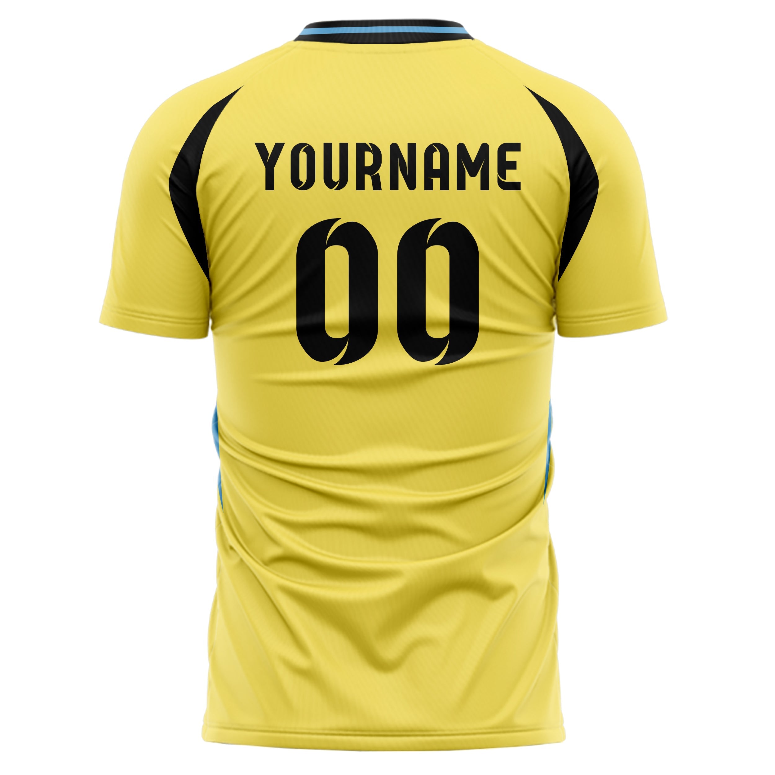 Sweden Home Inspired Football Jersey – Custom Name, Number & Logo