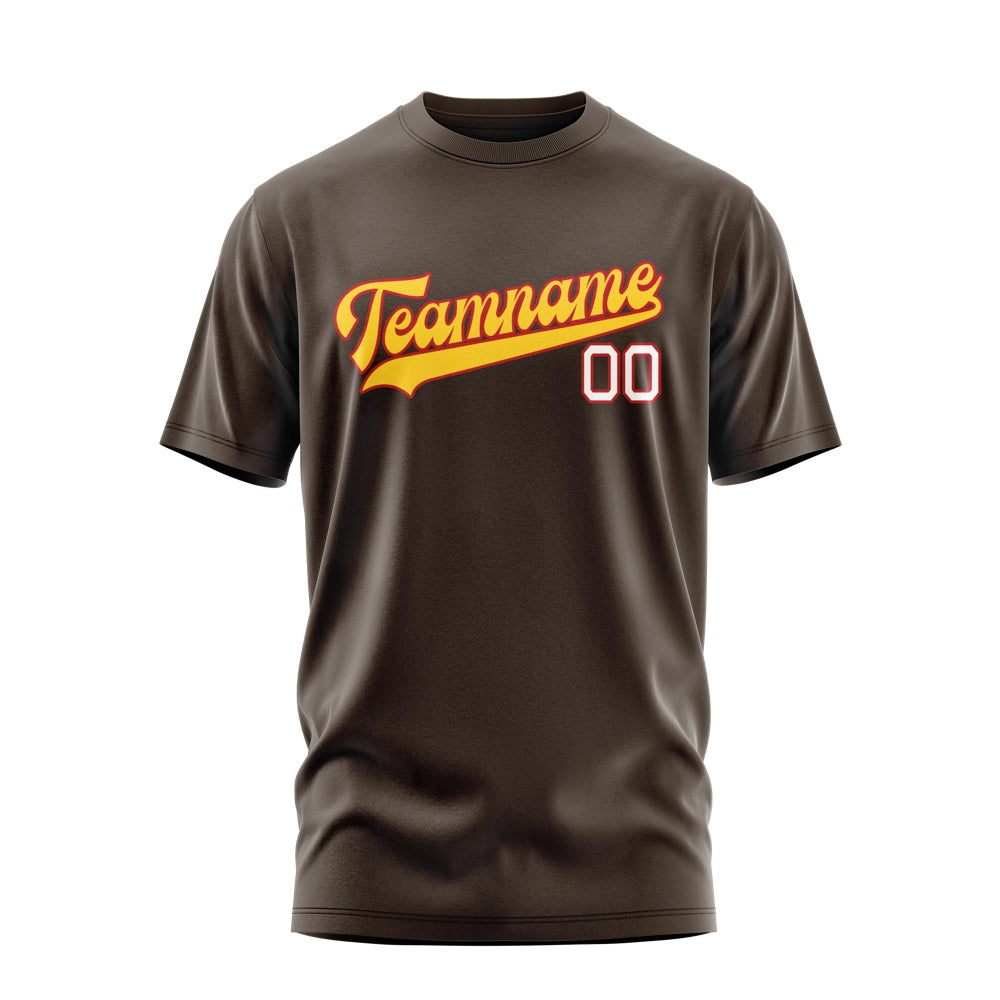 Custom Brown Gold T-Shirt