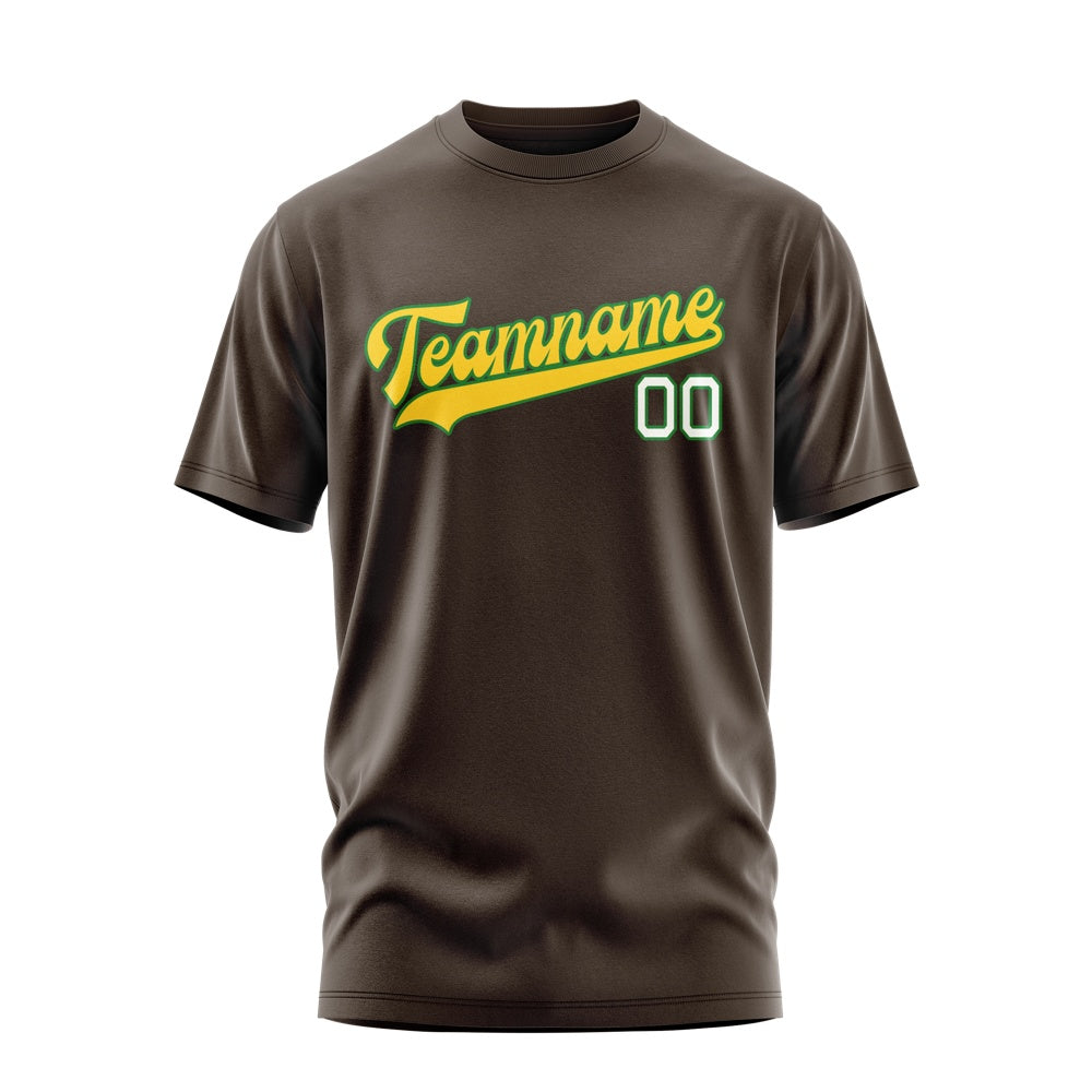 Custom Brown Gold T-Shirt