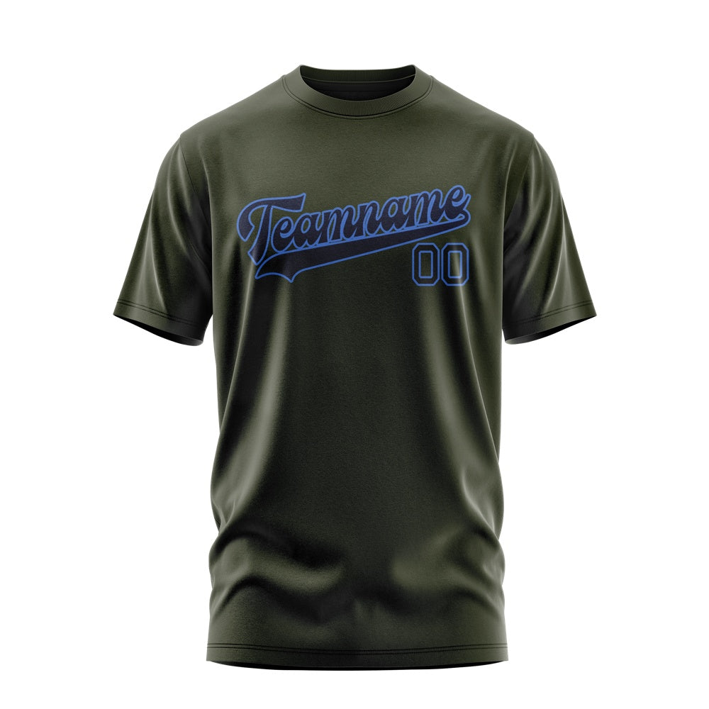 Custom Olive Navy T-Shirt