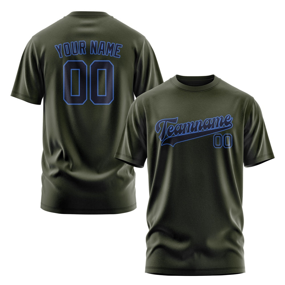 Custom Olive Navy T-Shirt
