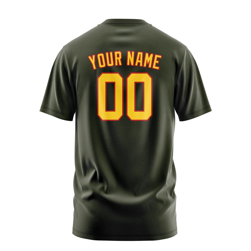 Custom Olive Gold T-Shirt
