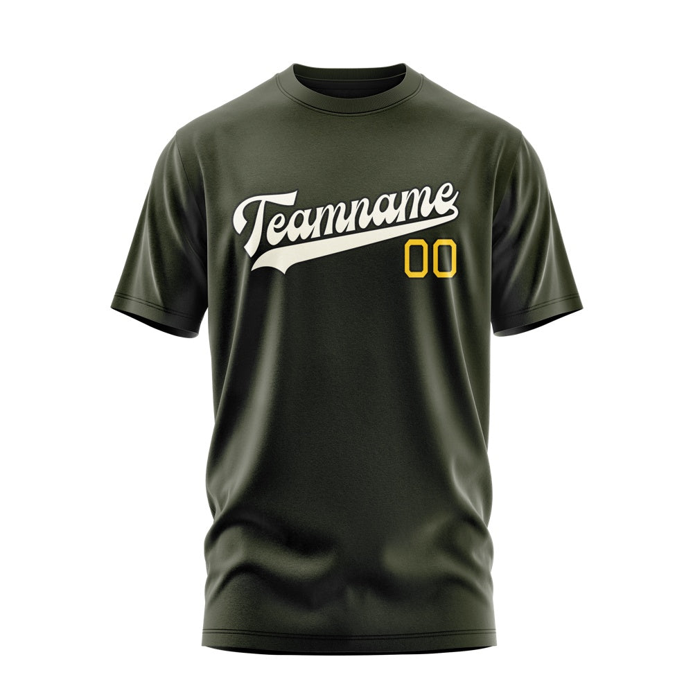 Custom Olive Cream T-Shirt