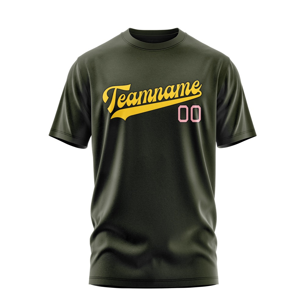Custom Olive Gold T-Shirt