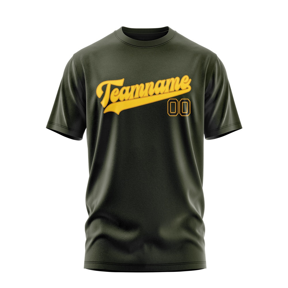 Custom Olive Gold T-Shirt