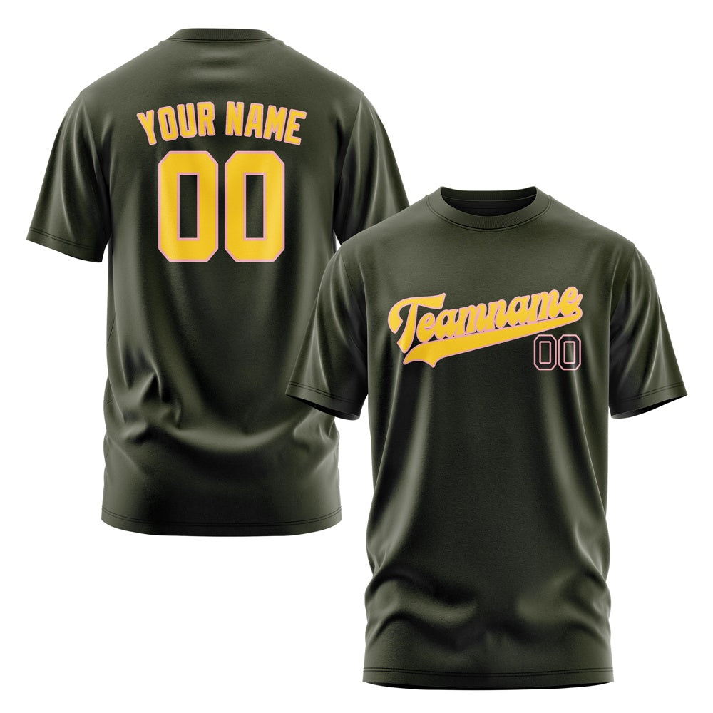 Custom Olive Gold T-Shirt