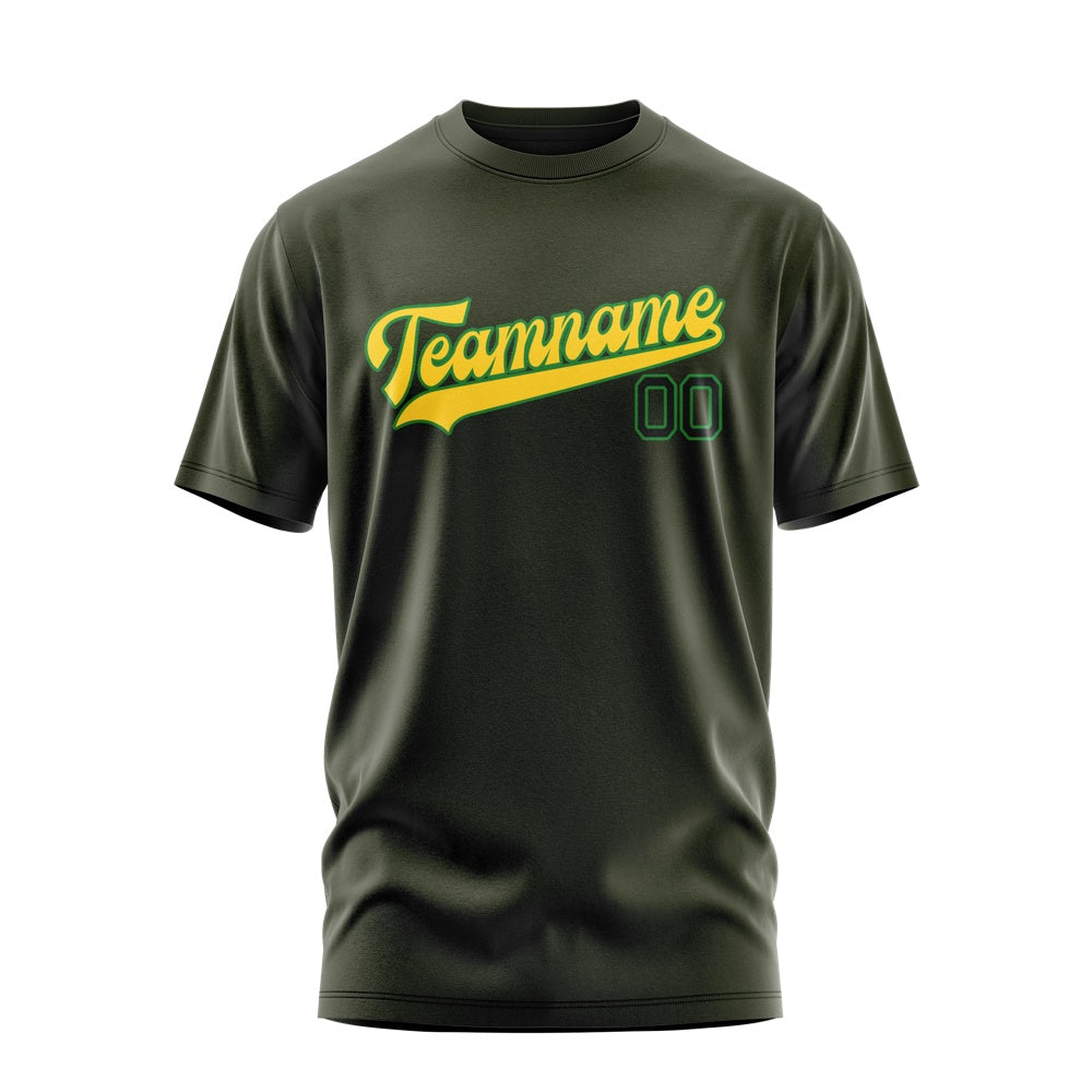 Custom Olive Gold T-Shirt