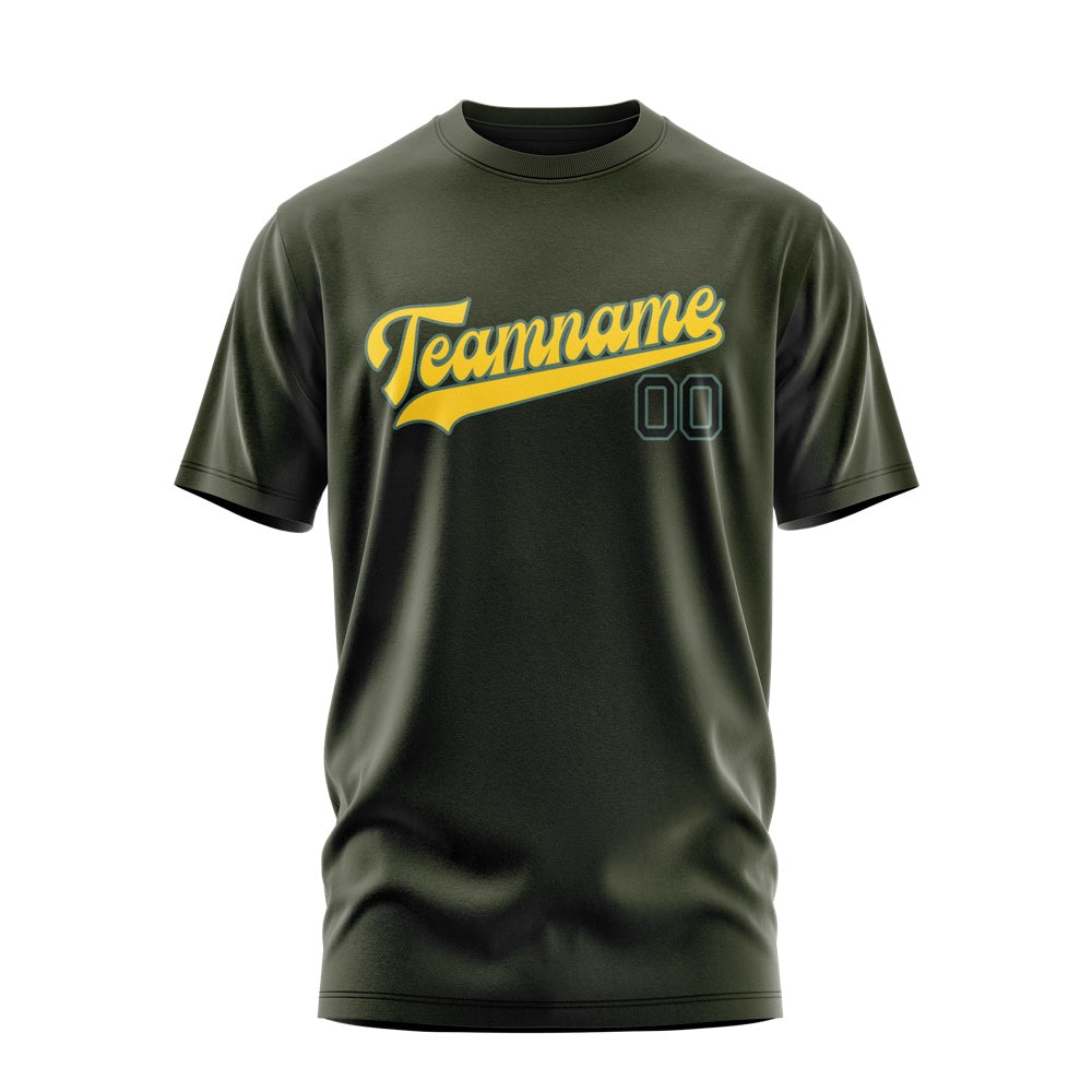 Custom Olive Gold T-Shirt