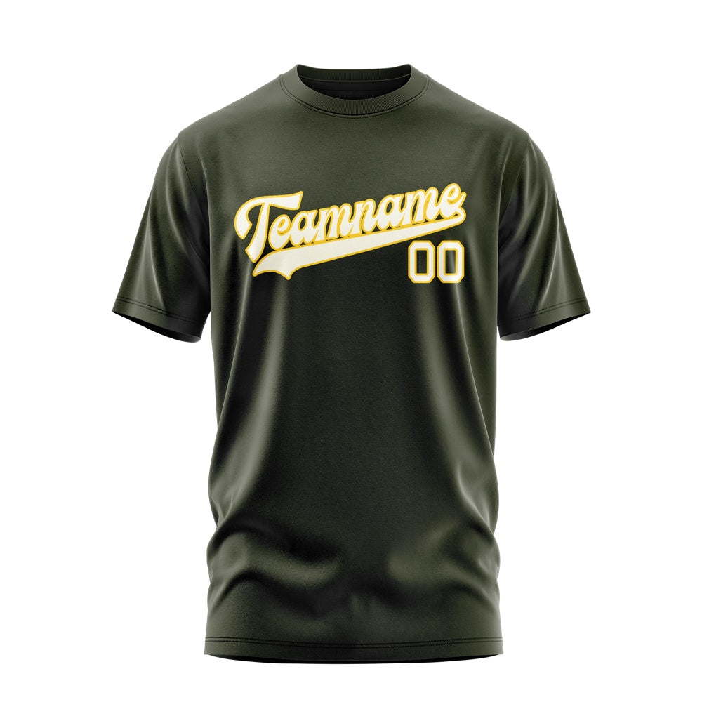 Custom Olive Cream T-Shirt