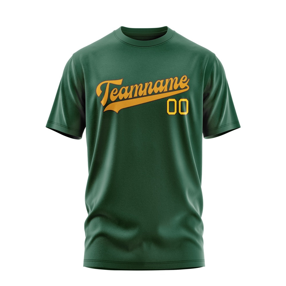 Custom Green Yellow T-Shirt