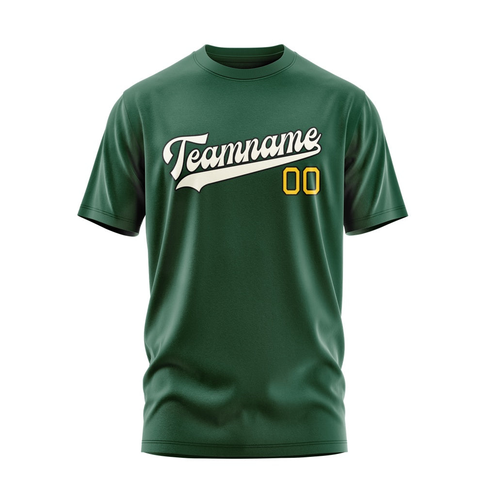 Custom Green Cream T-Shirt