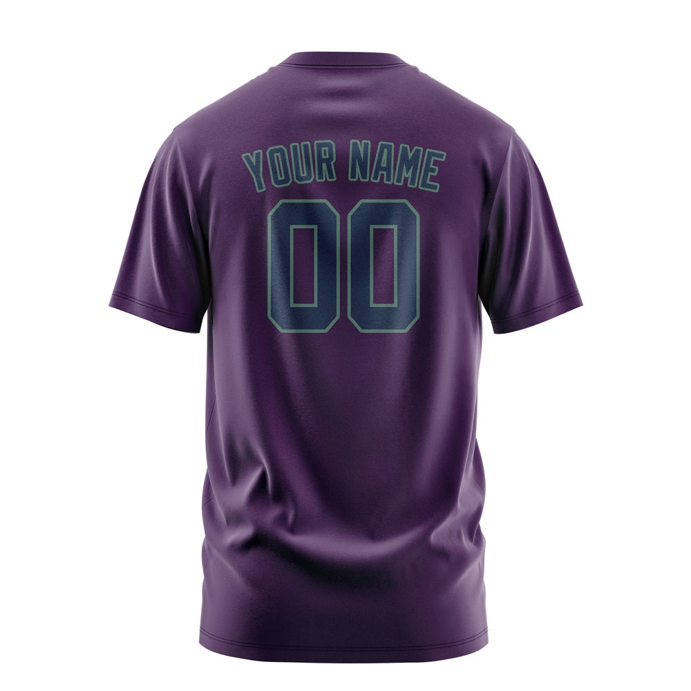 Custom Purple Blue T-Shirt