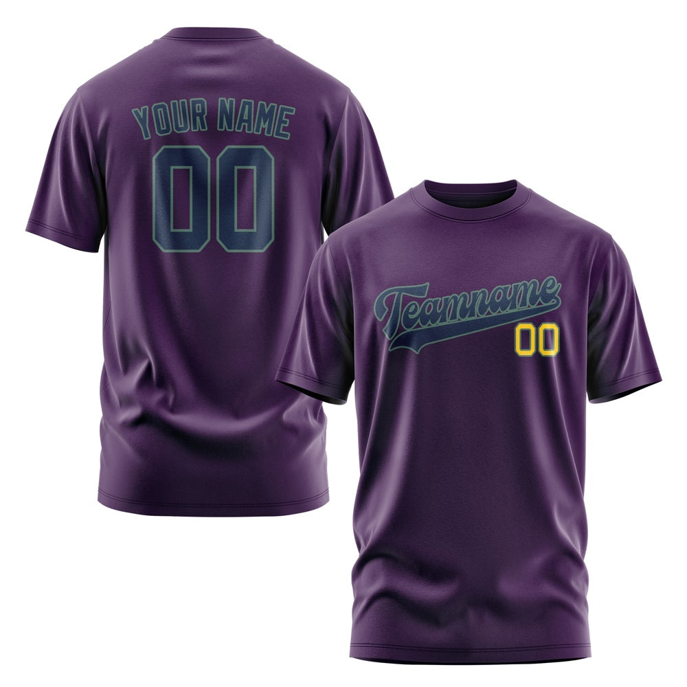 Custom Purple Blue T-Shirt