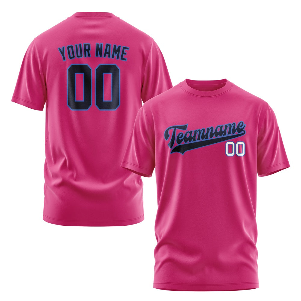 Custom Pink Navy T-Shirt