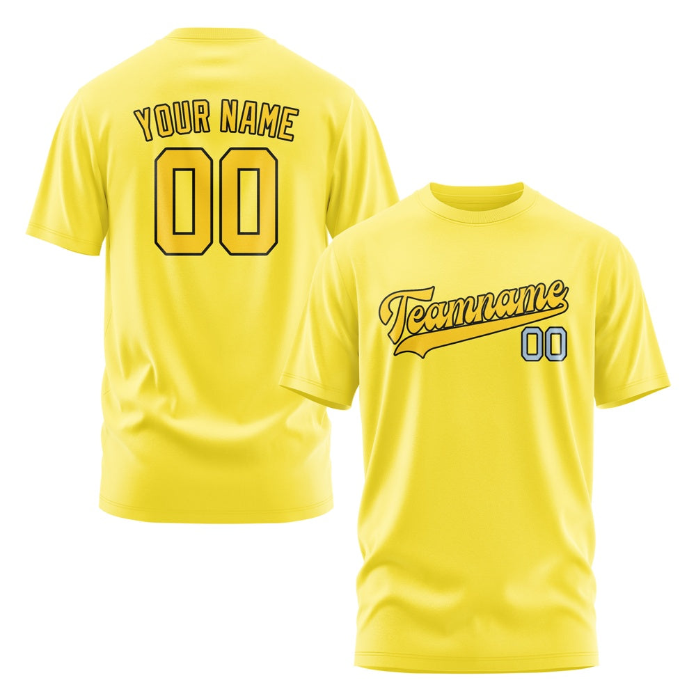 Custom Light Yellow Gold T-Shirt