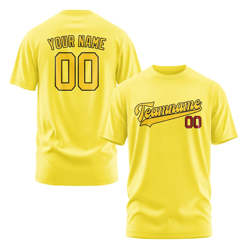 Custom Light Yellow Gold T-Shirt