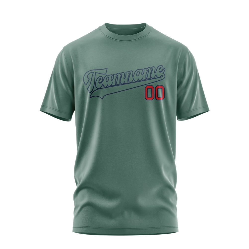 Custom Blue Green Blue Green T-Shirt