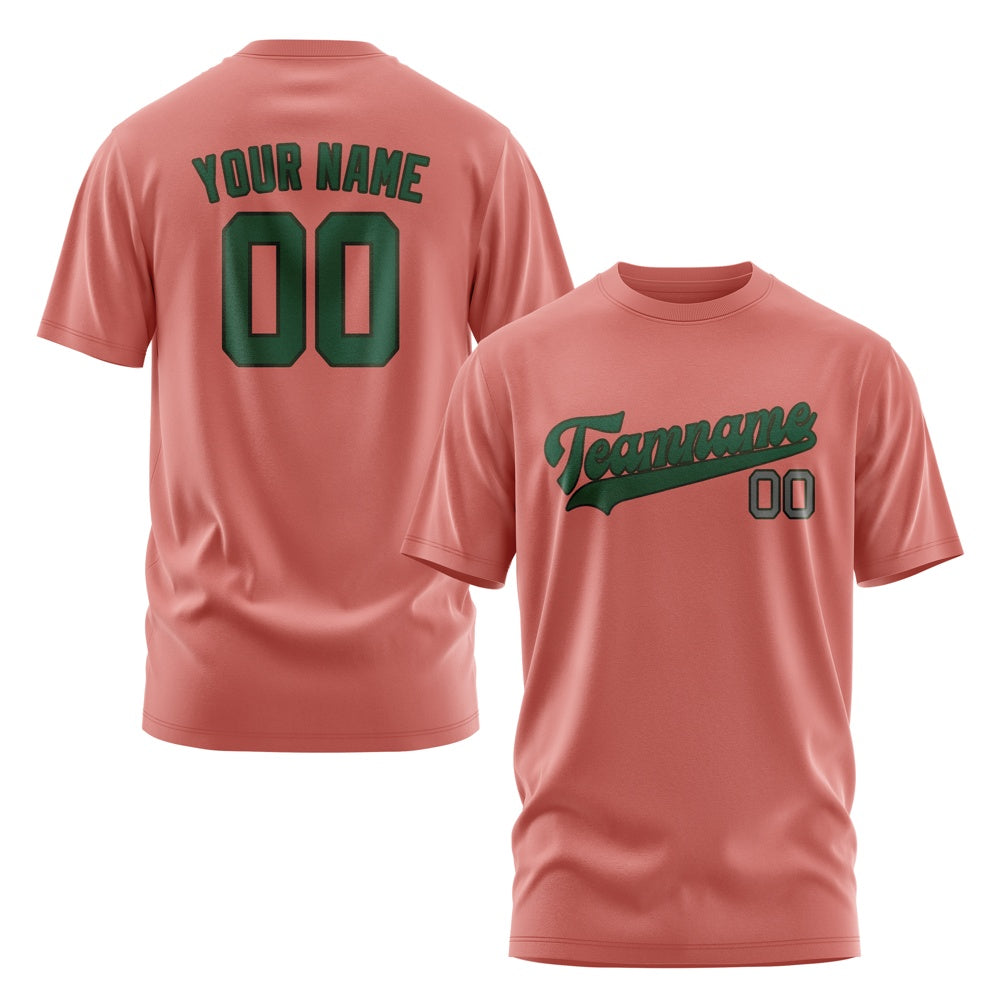 Custom Copper Rose Green T-Shirt